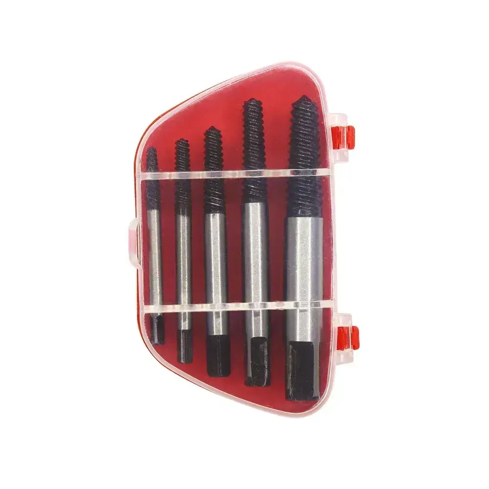 Экстрактор для болтов, в пластиковом кейсе 5 штук