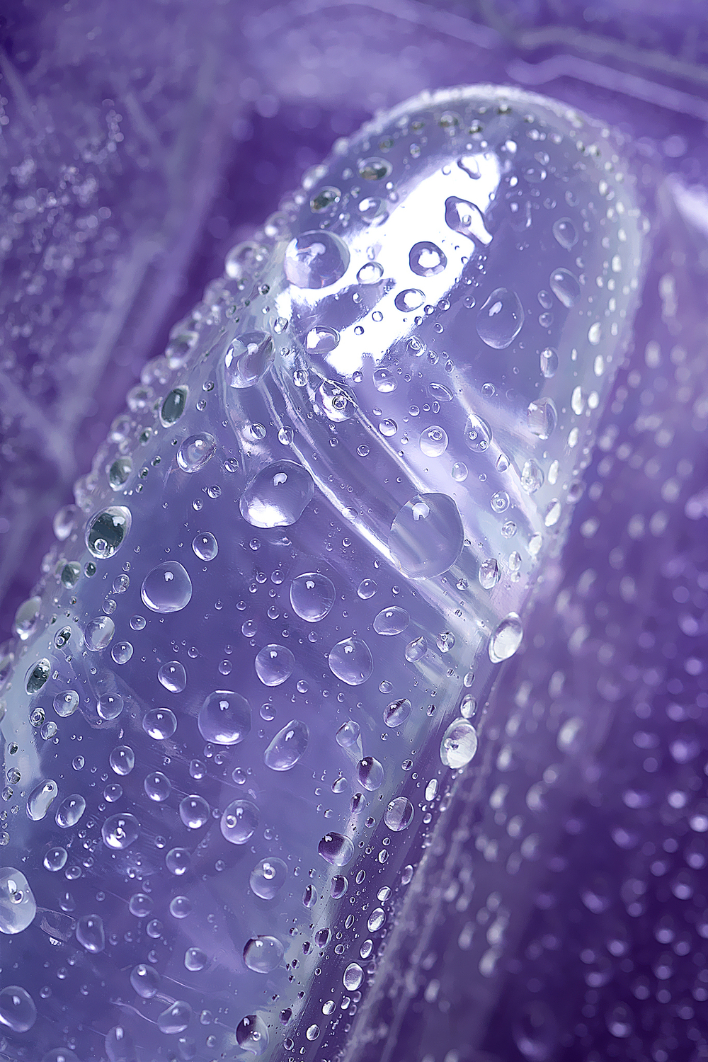 Фаллоимитатор двусторонний Toyfa прозрачный 40 см