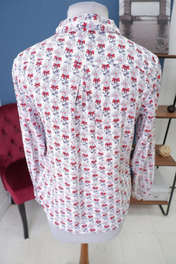 Рубашка Oodji с принтом 42 размер