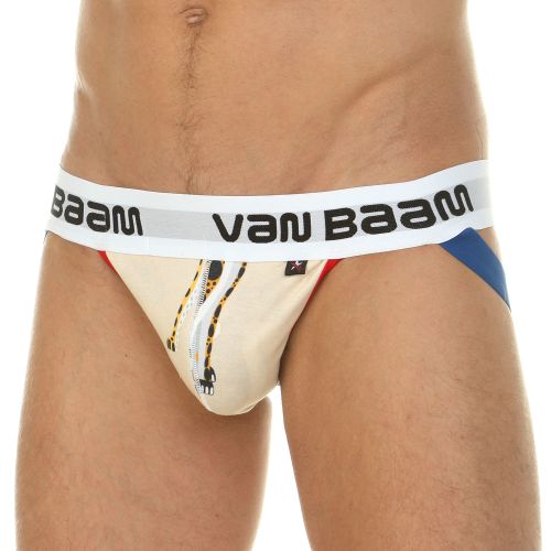 Мужские трусы джоки бежевые Van Baam 39813