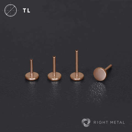 Лабрет Classic PVD Rose Б/Р