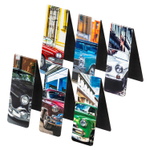Закладки для книг МАГНИТНЫЕ "RETRO CARS" набор 6 шт. 60x20 мм BRAUBERG (10 штук в упаковке)