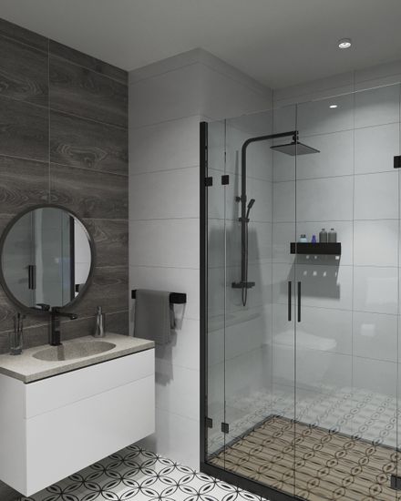 Полка-органайзер с одной секцией Loco 30 (черный)