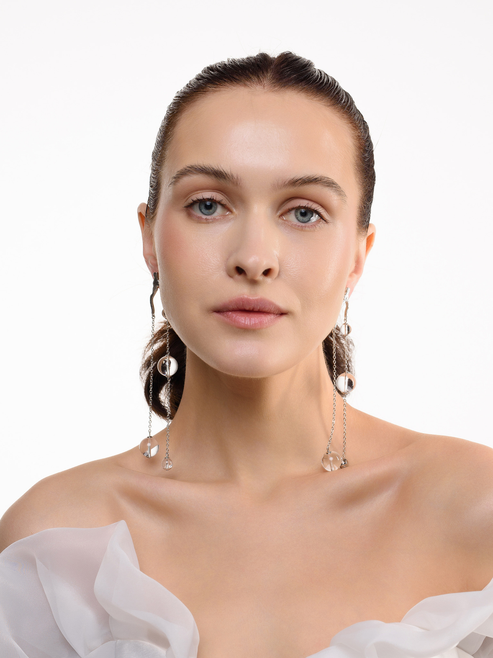 Серьги "Branches" Silver