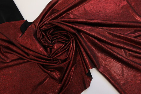 Трикотаж голография красный