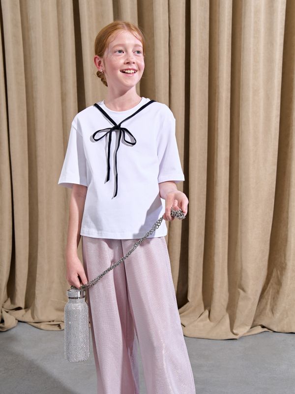 Футболка с бантом 