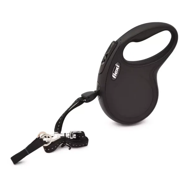 Поводок-рулетка Flexi New Classic S (до 12 кг) 8 м трос черная