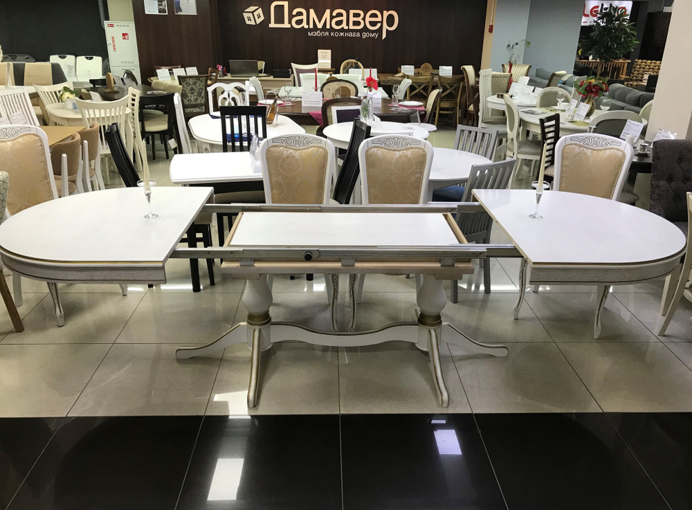 Стол обеденный Юкка (бук/тон 8) 105х170(215/260/305).