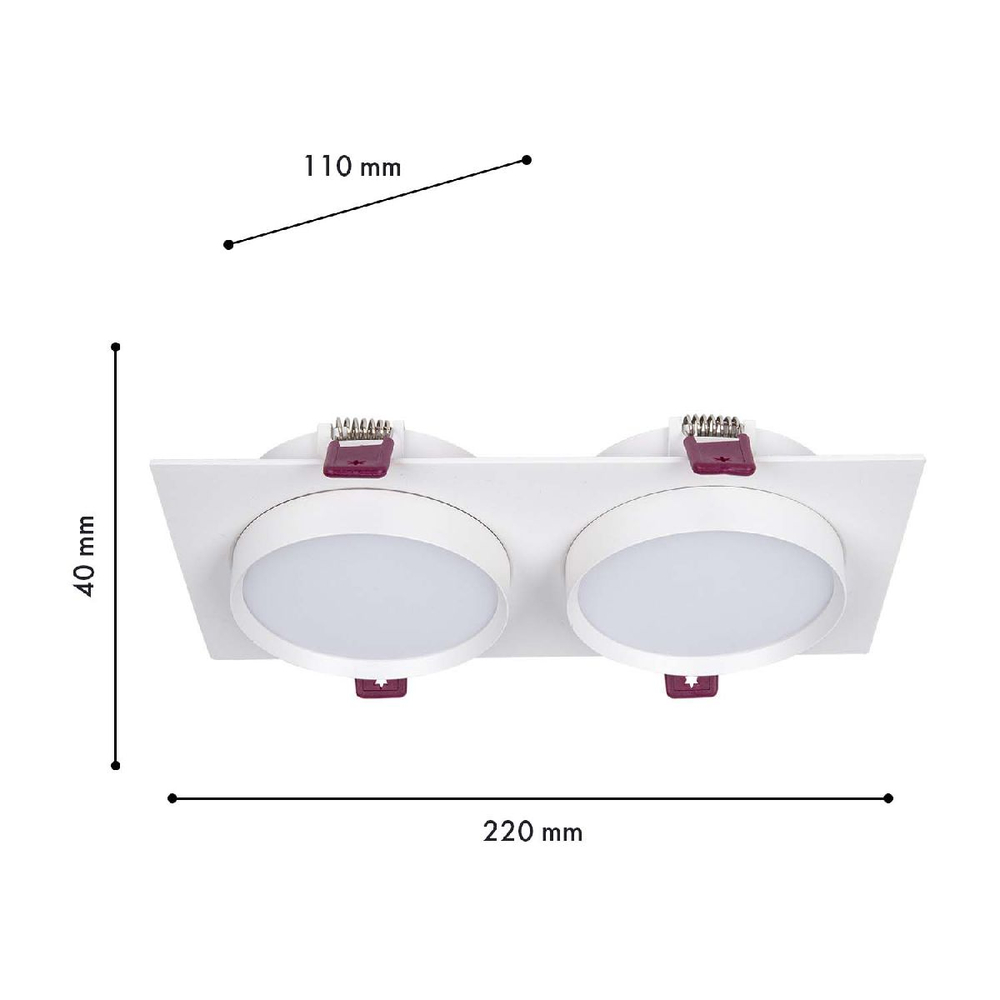 Встраиваемый светильник Favourite 4649-2C