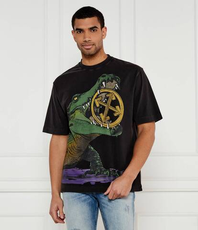 Футболка BIG CROCO OFF-WHITE - черный(OMAA120S 25JER006)