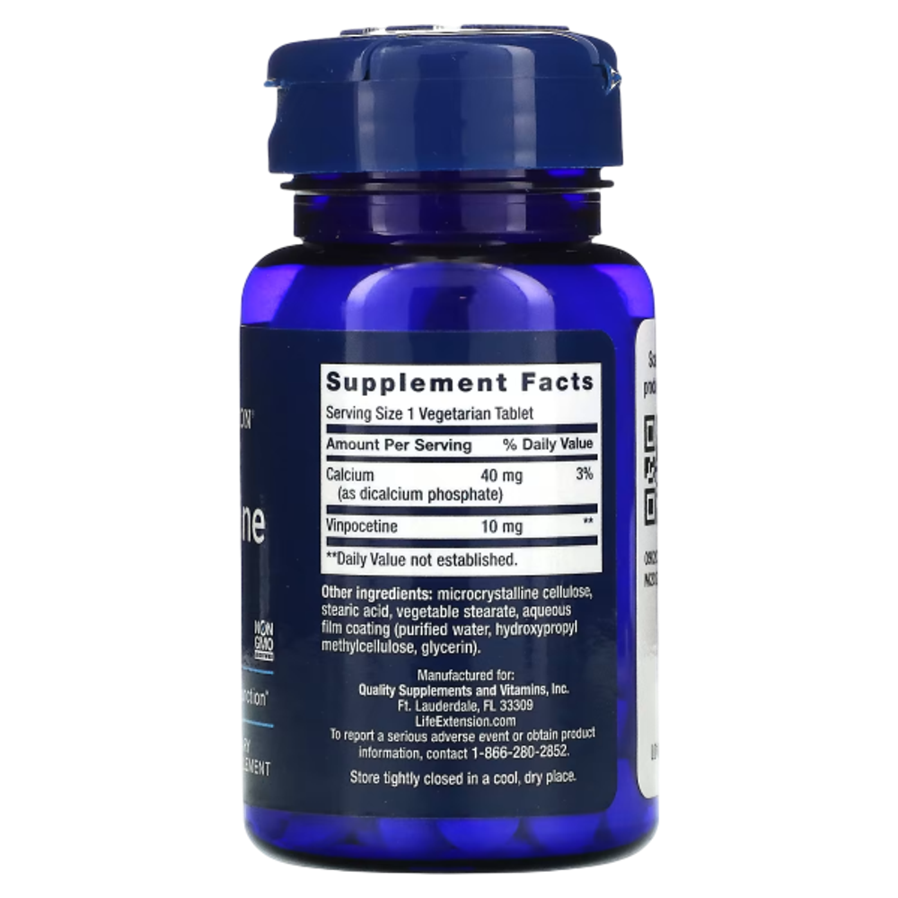 Life Extension Vinpocetine 10 mg 100 tablets , Винпоцетин