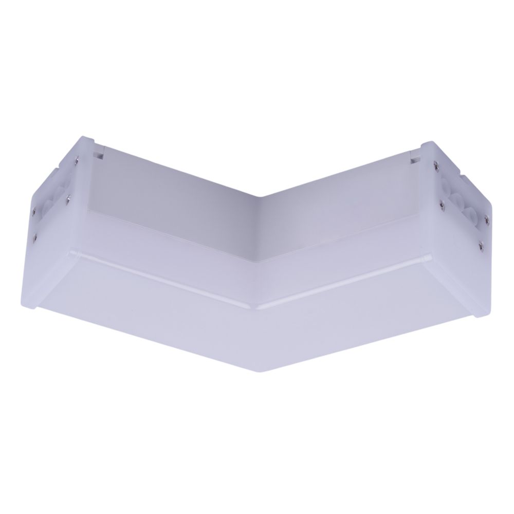 ULO-N11L-8W-4000K-120D IP40 WHITE Светильник светодиодный L-образный. Угол 120 градусов. Белый свет 4000K. 2000Лм. Алюминий. Цвет белый. TM Uniel