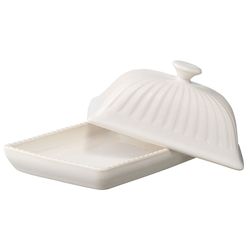 Масленка белого цвета из коллекции Kitchen Spirit