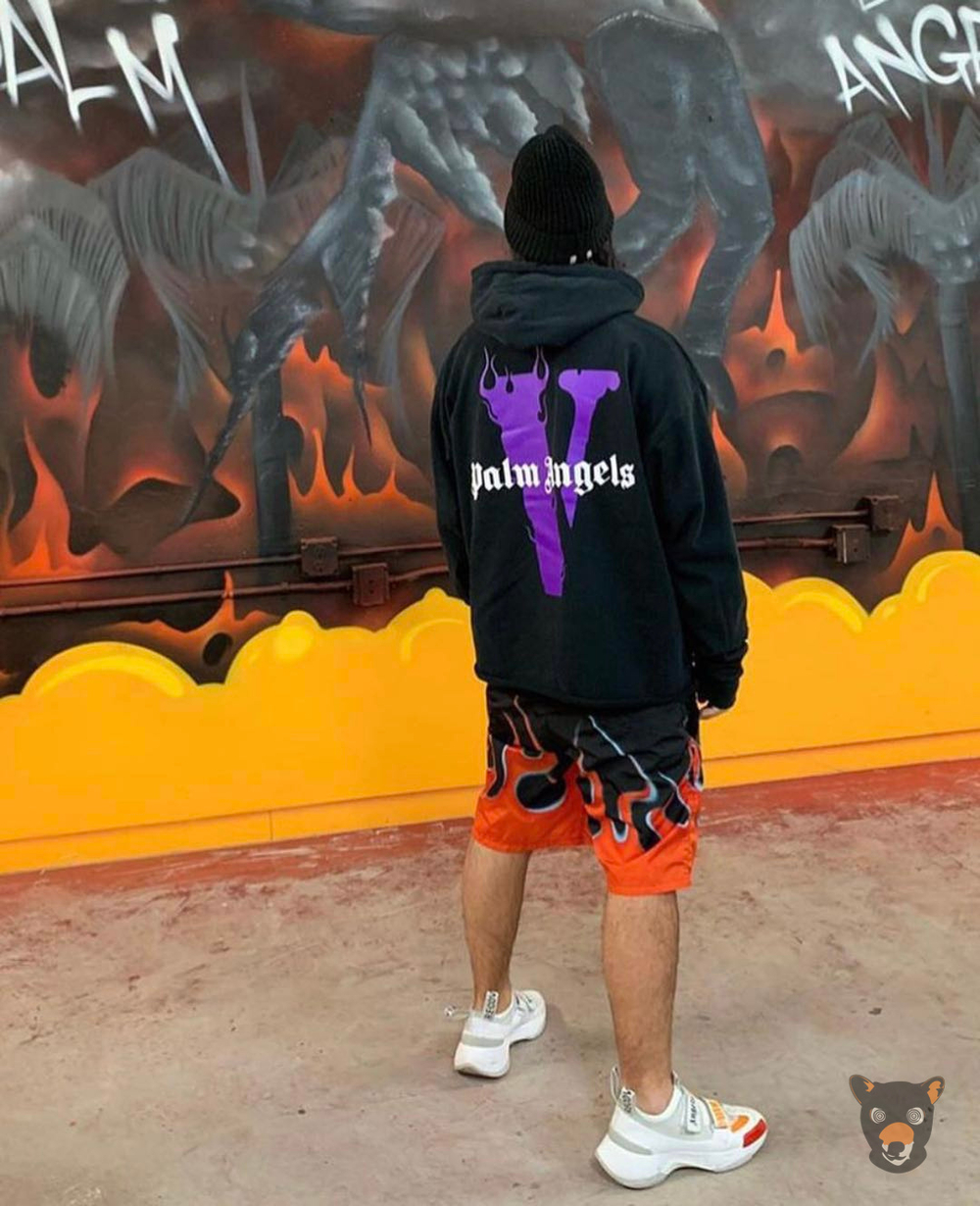 Худи Vlone x Palm Angels