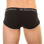 Набор из 5 черных трусов-брифов с брендированной резинкой (Размер: L) (Цвет: черный)