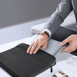 Легкая горизонтальная сумка чехол черного цвета для ноутбука или планшета размером от 15.5 до 16 дюймов, серия LBDB Series