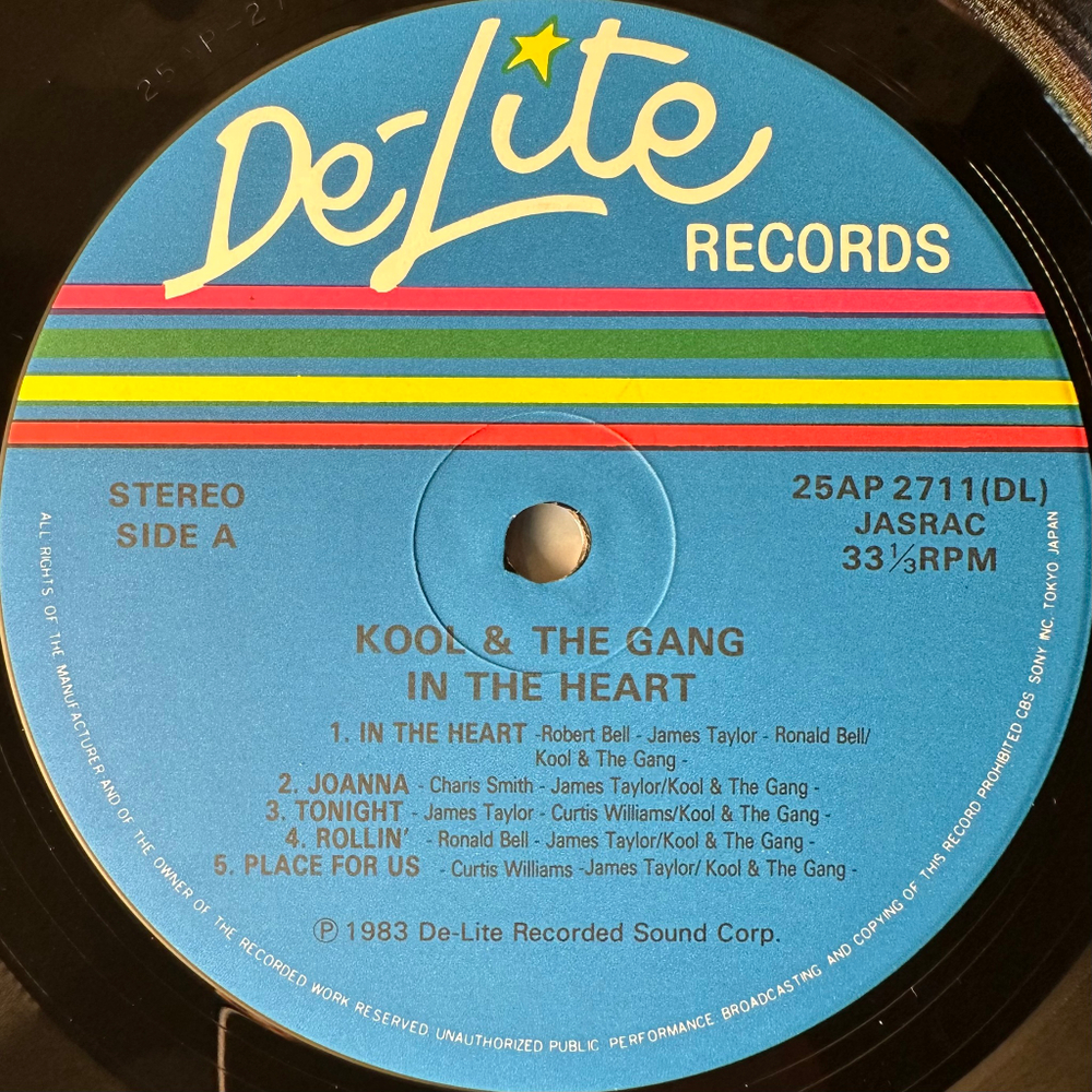Kool & The Gang ‎– In The Heart (Япония 1983г.)