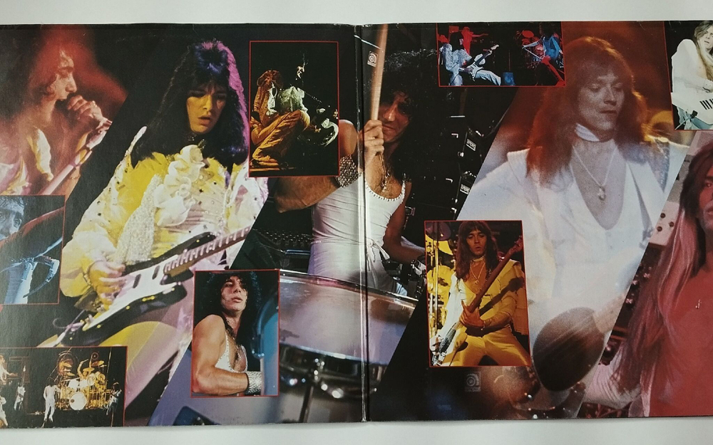 Винтажная виниловая пластинка LP Angel Live Without A Net (Germany 1980)