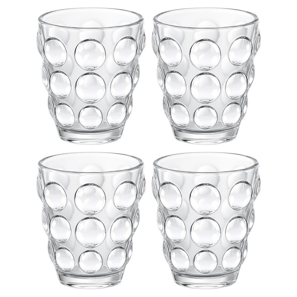 НАБОР СТАКАНОВ "BUBBLES" 4 ШТ./280 МЛ