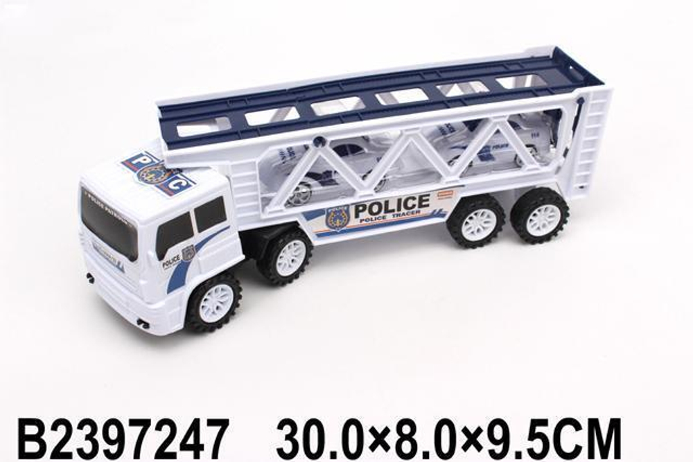 Автовоз ин. 30см +2 машины, пакет 188-1