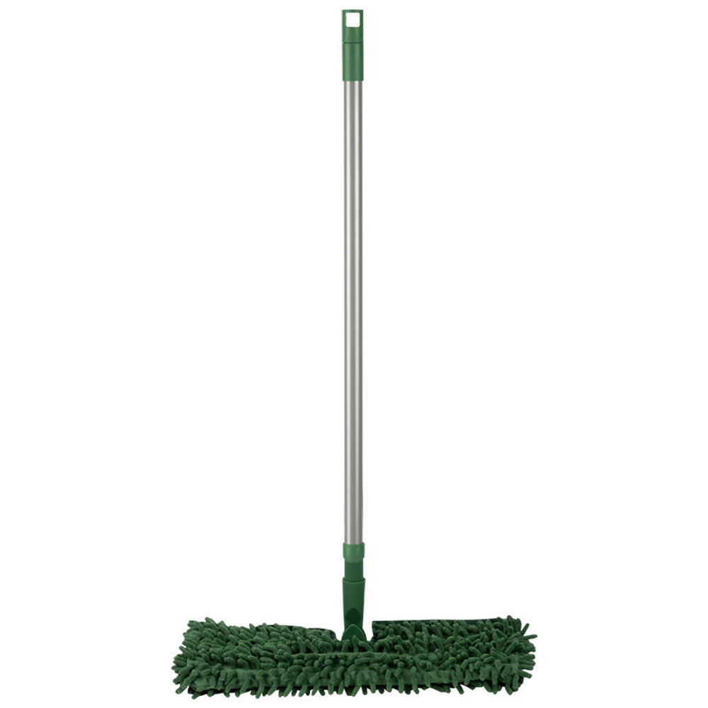 Швабра для пола с насадкой из микрофибры и телесопическим черенком 72-118см MopM8 "Лапша" 2-х сторон