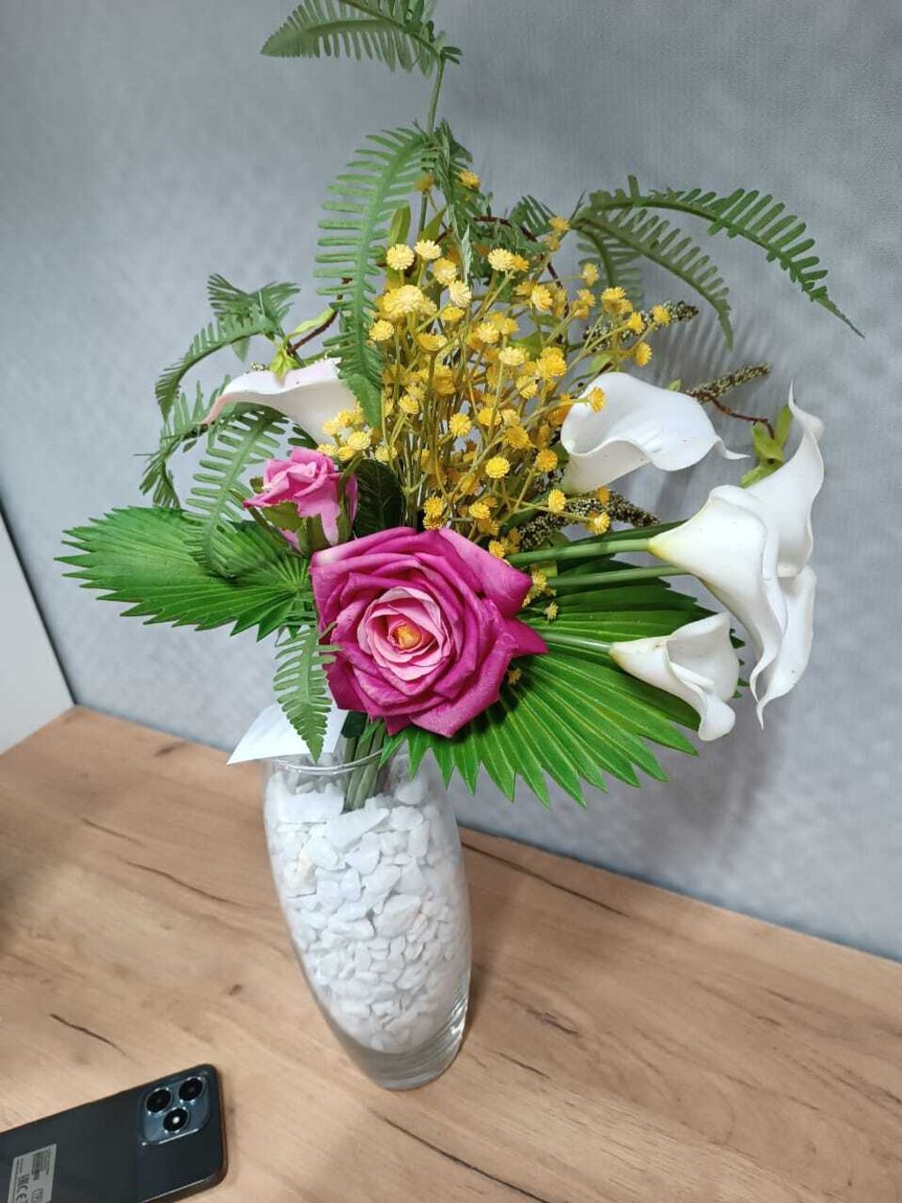 Цветы искуственные декоративные малые букеты