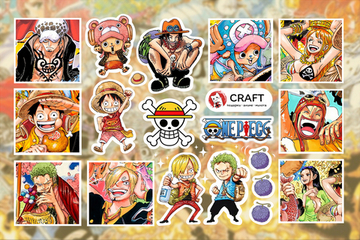 Стикерлист "One Piece / Ван пис / Большой куш"