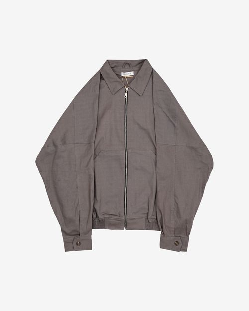 Куртка One Two Zip-Up Shirt Jacket Shark Skin серая