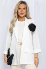 Пиджак льняной Мэрлин (белый) Б13254-7М LT Collection