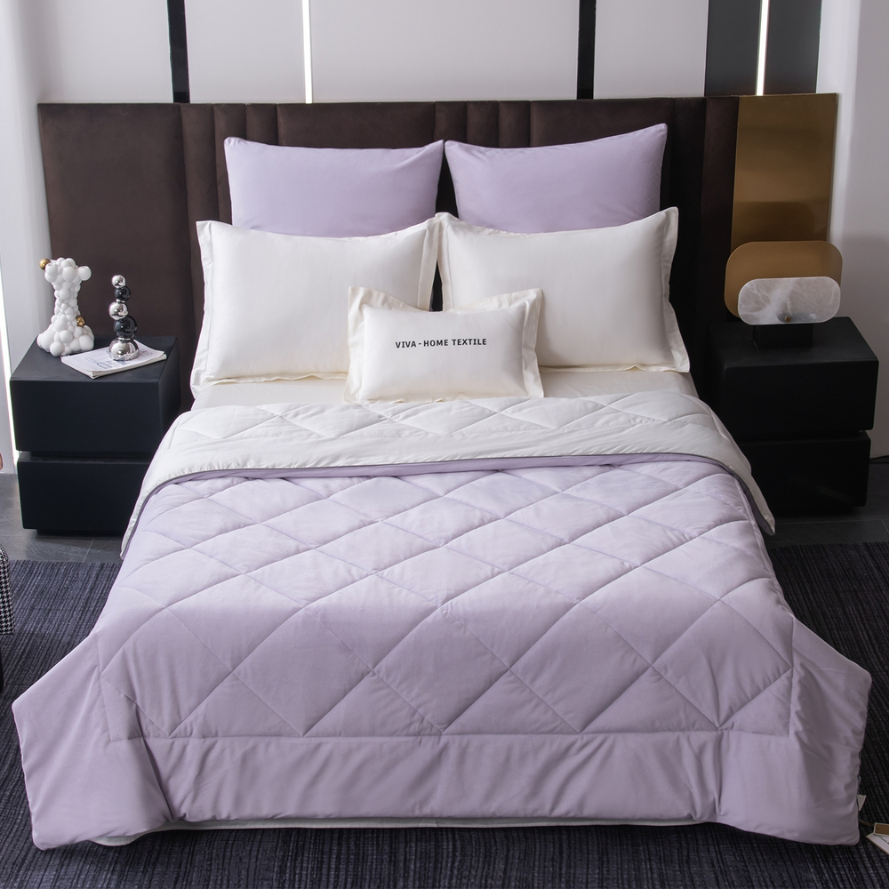 Комплект постельного белья на резинке Сатин Velvet Premium с Одеялом VPR011