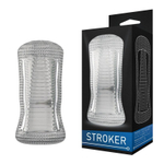 Прозрачный двухсторонний мастурбатор STROKER №1 (Цвет: прозрачный)