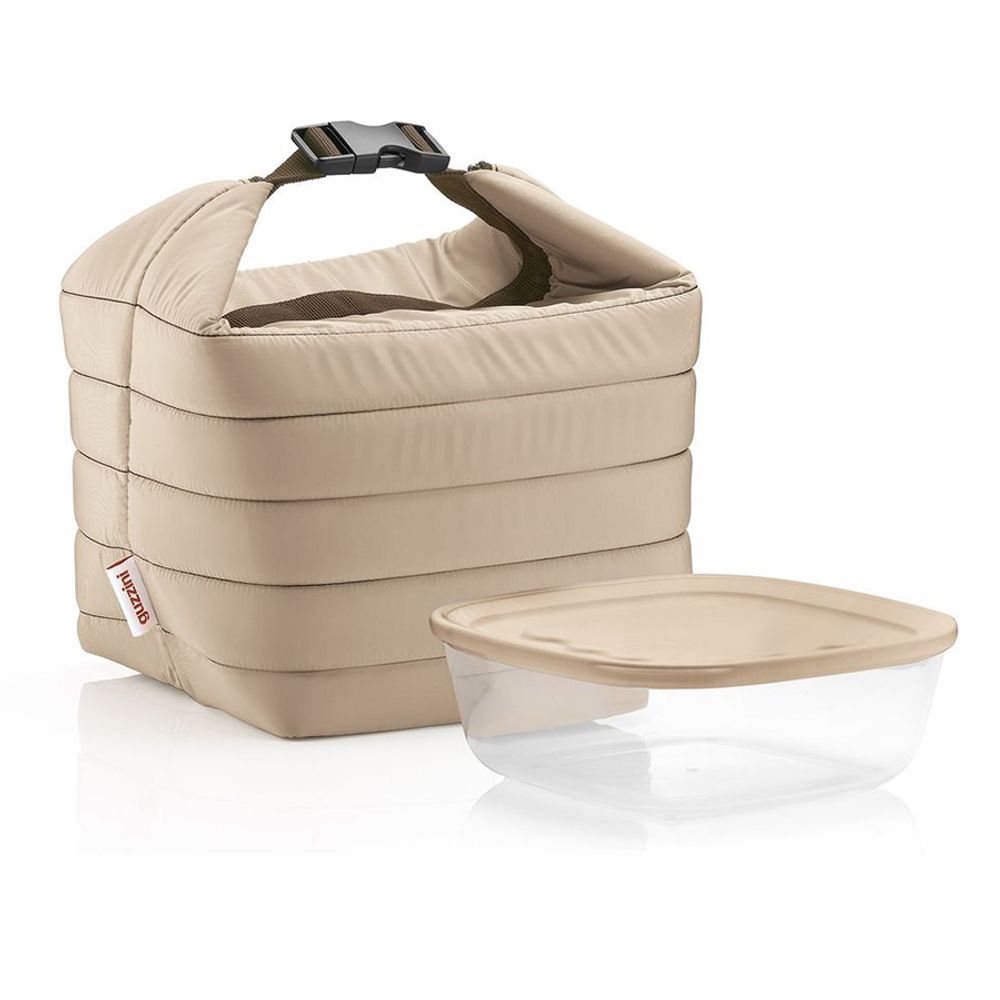 Набор термосумка+контейнер Handy малый бежевый