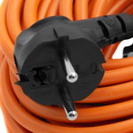 Удлинитель-шнур силовой 50 м, 16А, тип УХ16, ПВС, 1 розетка без заземления Сибртех