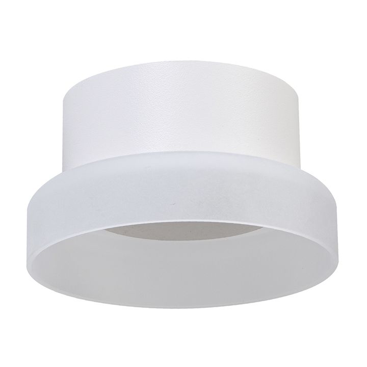 Светильник потолочный Feron HL460 Barrel OPAL 12W, 230V, GX53, белый