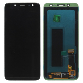 Дисплей для Samsung J600F (J6 2018) с тачскрином Черный - (OLED)