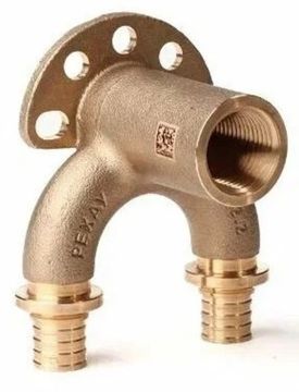 Угольник настенный Рехау 20/20-Rp 1/2 RX+ проходной с ВР длинный (14562713001)