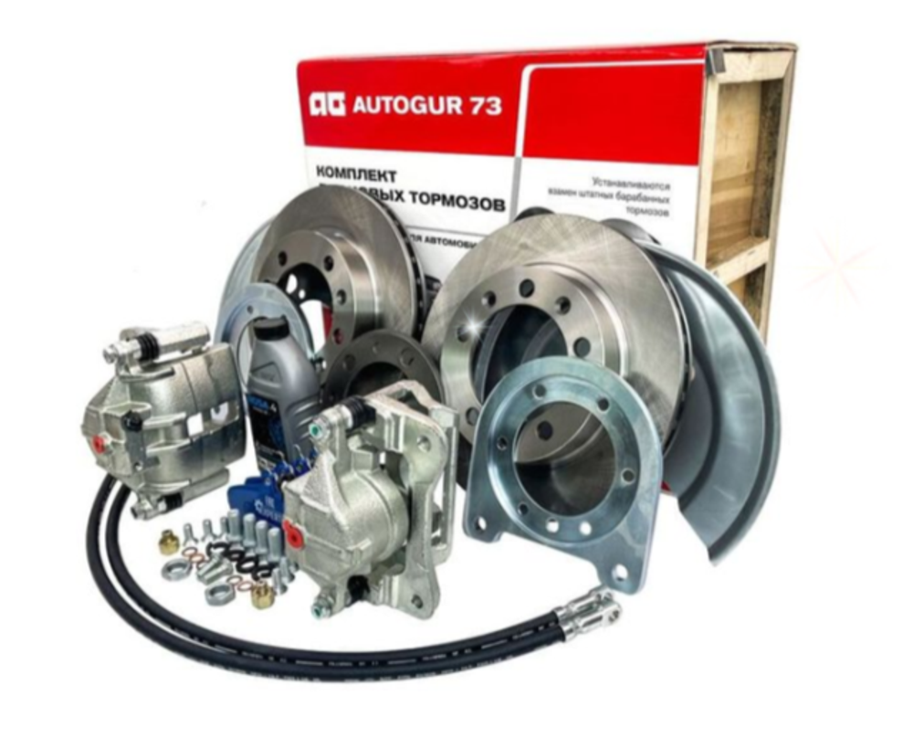 Дисковые тормоза УАЗ на гражданский передний мост (Тимкен)