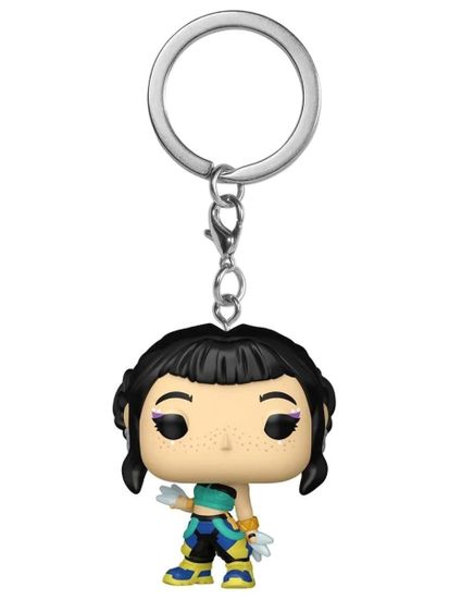 Брелок Funko Pocket POP! KPop Demon Hunters Zoey 95688 / Брелок Фанко Покет ПОП! по мотивам мультфильма "Кей-поп-охотницы на демонов", Зои