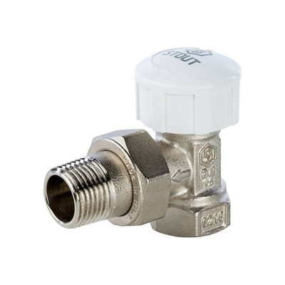 Клапан термостатический угловой STOUT - 1/2" x 1/2" (ВР/НГ, PN10, Tmax 100°C)