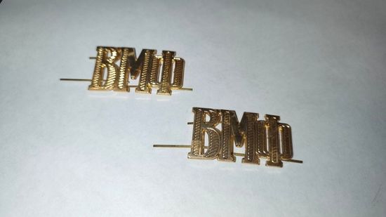 Буквы на погоны мет. ВМФ зол.