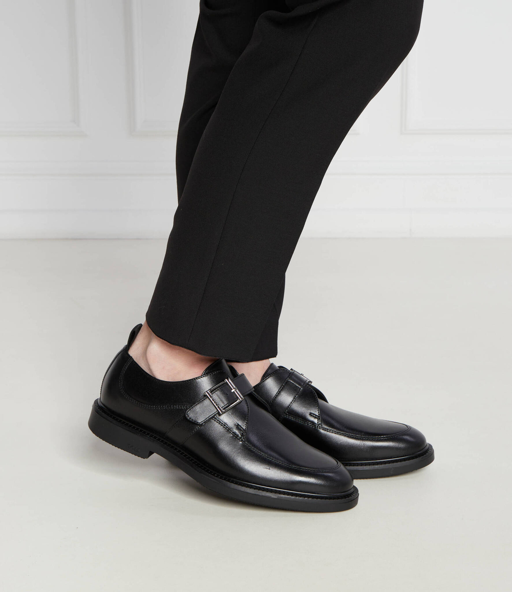 Кожаные монки larry BOSS BLACK - черный(50511940)