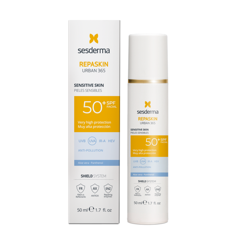 Средство солнцезащитное для чувствительной кожи REPASKIN URBAN 365 Sensitive skin SPF50