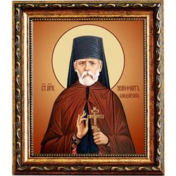 Ксенофонт (Бондаренко) преподобномученик иеромонах. Икона на холсте.