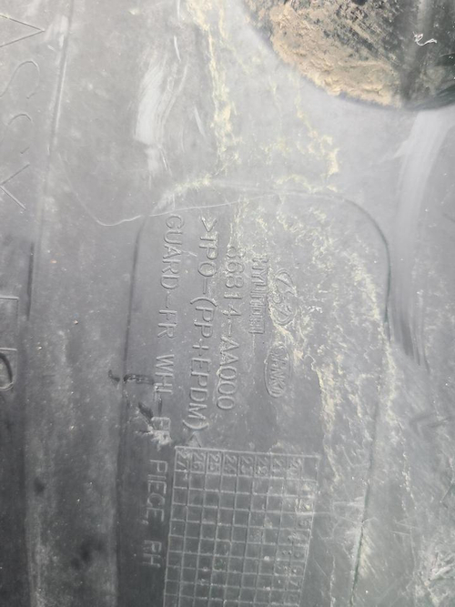 Подкрылок передний правый Hyundai Elantra 7 20-23