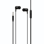 Гарнитура Borofone M36, вакуумные, разъем Jack, кабель 1.2 м Black