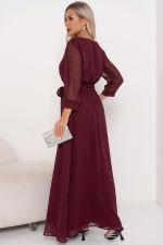 Платье Гретта (винный) Р11-1234/2 Nikol