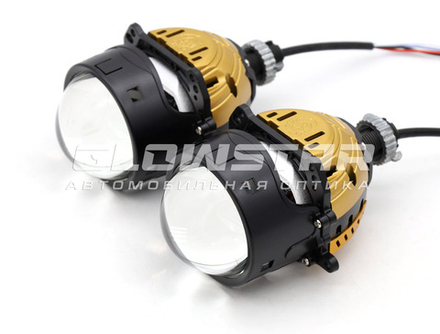 Билед модули Aozoom A15 PRO 4300K 2026, 3.0 дюйма, 2 чипа, 12V, 58W/65W, крепление 3R и съемное гаечное (комплект, 2шт)