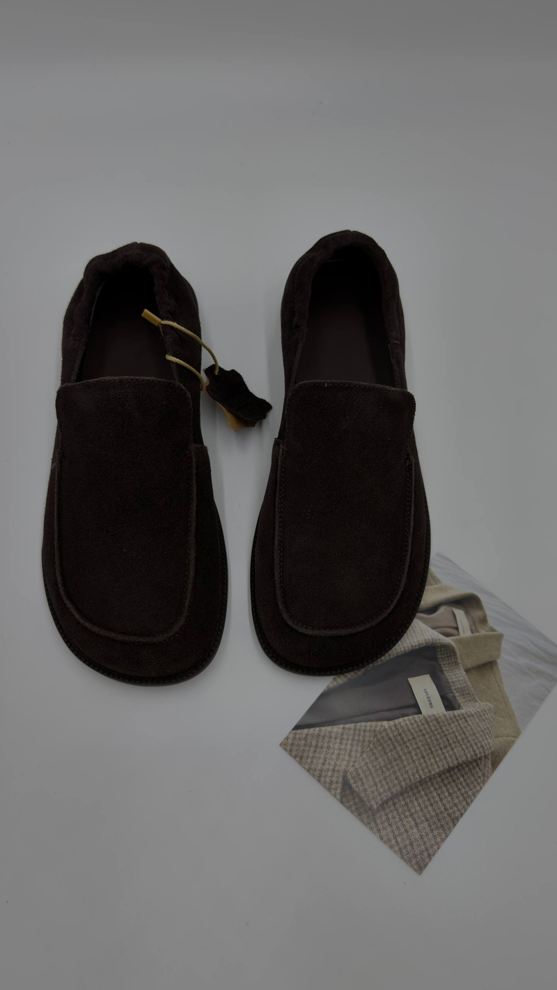 Туфли женские натуральная кожа/замша артикул 5507-17 цвет "шоколадный"