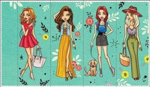 Наклейка 0200836 Наклейка "Девушки" 46022