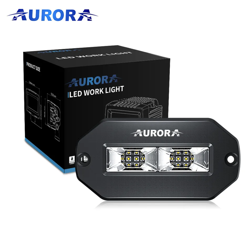 Светодиодная фара Aurora рабочий белый свет